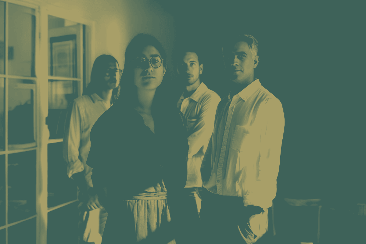 Leadership coaching session in Singapore office environment